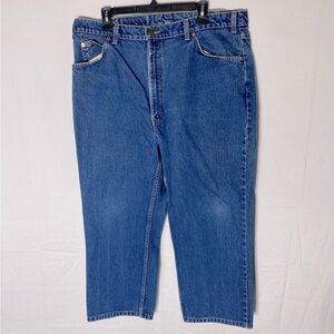Vintage Levi’s Orange Tab 619 Med Wash Straight Leg Jeans 40 Dadcore Normcore